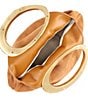 CITRINE Magnolia Suede Top Handle Mini Bag - Image 3