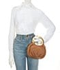 CITRINE Magnolia Suede Top Handle Mini Bag - Image 4