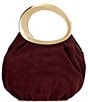 CITRINE Magnolia Suede Top Handle Slouchy Mini Bag - Image 6