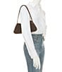 CITRINE Scarlette Suede East-West Shoulder Bag - Image 4