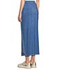 City Blues Pull-On Denim Mesh Maxi Skirt - Image 4