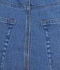 City Blues Pull-On Denim Mesh Maxi Skirt - Image 6