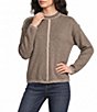 City Blues Blanket Stitch Crew Neck Long Sleeve Sweater - Image 1