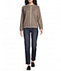 City Blues Blanket Stitch Crew Neck Long Sleeve Sweater - Image 3