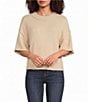 City Blues Broome Crew Neck Short Sleeve Cropped Sweater - Image 6