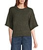 City Blues Broome Crew Neck Short Sleeve Cropped Sweater - Image 1