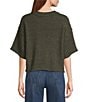 City Blues Broome Crew Neck Short Sleeve Cropped Sweater - Image 2
