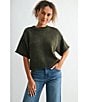 City Blues Broome Crew Neck Short Sleeve Cropped Sweater - Image 5
