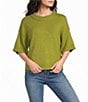 City Blues Broome Crew Neck Short Sleeve Cropped Sweater - Image 1