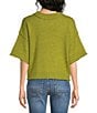 City Blues Broome Crew Neck Short Sleeve Cropped Sweater - Image 2
