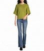 City Blues Broome Crew Neck Short Sleeve Cropped Sweater - Image 3