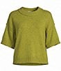 City Blues Broome Crew Neck Short Sleeve Cropped Sweater - Image 5