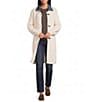 City Blues Denim Collar Long Sleeve Button Front Cardigan - Image 1