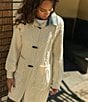 City Blues Denim Collar Long Sleeve Button Front Cardigan - Image 3