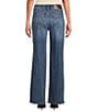 City Blues Denim Studded Seam Embroidered Front Wide Leg Jeans - Image 2