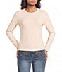 City Blues Knit Crew Neck Long Sleeve Top - Image 1