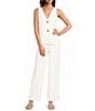 City Blues Relaxed Patch Pocket Ankle Coordinating Pants - Image 3