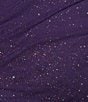 Color:Grape/Multi - Image 4 - Glitter Ruched Bodycon Mini Dress