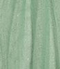 Color:Sage/Silver - Image 3 - Plus Size Off-The-Shoulder Ruched Bodice Long Dress
