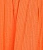 Color:Cantaloupe - Image 3 - Puff Short Sleeve Tie Back Dress
