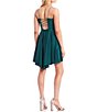 Color:Forest Green - Image 2 - Sleeveless Fit-And-Flare Dress