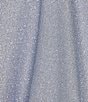 City Vibe Spaghetti Strap Cutout Glitter Skater Party Dress, Color:Ocean - Image 4