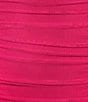 Color:Dark Fuchsia - Image 4 - Spaghetti Strap Sweetheart Bow Front Mesh Dress