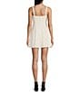 City Vibe Sweetheart Neck Trim Bustier Bodice Skater Dress, Color:Ivory - Image 2