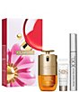 Clarins Double Serum Eye Brightening & Depuffing 3-Piece Gift Set - Image 1