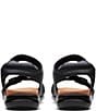 Clarks Artisan Kitly Ave Leather Pleated Straps Sandals - Image 6