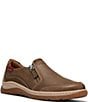 Clarks Artisan Orlene Eve Leather Side Zip Slip Ons - Image 1