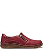 Clarks Artisan Orlene Eve Leather Side Zip Slip Ons - Image 3