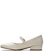 Color:Ivory Leather - Image 4 - Artisan Seren30 Buckle Leather Mary Jane Pumps