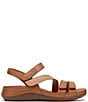 Clarks Artisan Cecily Mix Leather Adjustable Sandals - Image 2