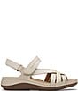 Clarks Artisan Cecily Strap Leather Braided Sandals - Image 3