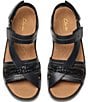 Clarks Artisan Cecily Strap Leather Braided Sandals - Image 5