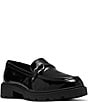Clarks Code L Step Montigo Patent Leather Loafers - Image 1