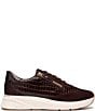 Clarks Code R Run Crocodile Embossed Leather Sneakers - Image 2