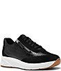 Clarks Code R Run Crocodile Embossed Leather Sneakers - Image 1