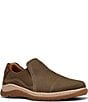 Clarks Artisan Orlene Slip Nubuck Suede Slip On Sneakers - Image 1