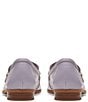 Color:Lilac Leather - Image 3 - Artisan Sarafyna Iris Leather Chain Loafers