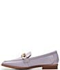 Color:Lilac Leather - Image 4 - Artisan Sarafyna Iris Leather Chain Loafers