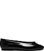 Clarks Signature Befana Bow Leather Pointed Toe Ballet Flats - Image 2