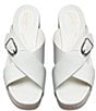 Color:Off White - Image 6 - Signature Sivanne Walk Leather Sandals