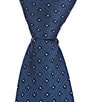 Class Club 50#double; Neat Pattern Tie, Color:Blue - Image 1