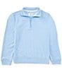 Class Club Big Boys 1/4 Zip Slub Pullover, Color:Light Blue - Image 1
