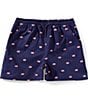 Class Club Big Boys American Flag Print Shorts, Color:Navy Flag - Image 1