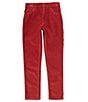 Color:Dark Red - Image 1 - Big Boys 8-20 Cord Stretch Pants
