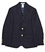 Class Club Big Boys Gold Button Blazer, Color:Navy - Image 1