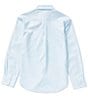 Color:Blue - Image 2 - Big Boys 8-20 Long Sleeve Doby Stretch Dress Shirt